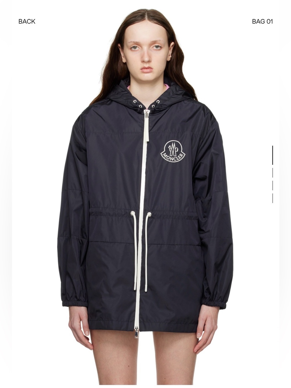 MONCLER navy Veirade jacket